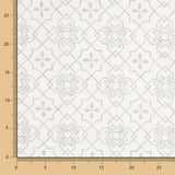 Tela Anti-Manchas Geo Cinza Claro - Ribes y Casals