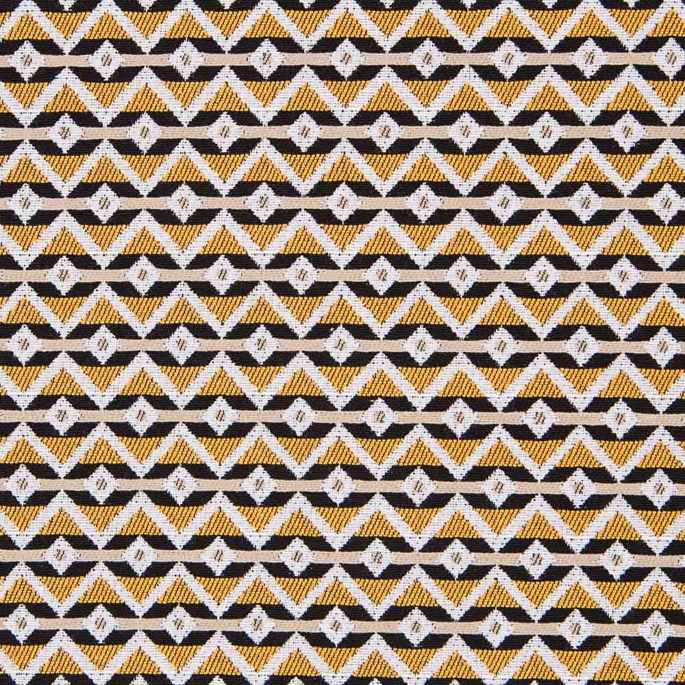 Tapeçaria Jacquard Étnico Ocre - Ribes y Casals