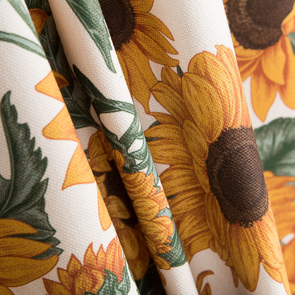 Loneta Girassóis Branco Sujo - Ribes y Casals