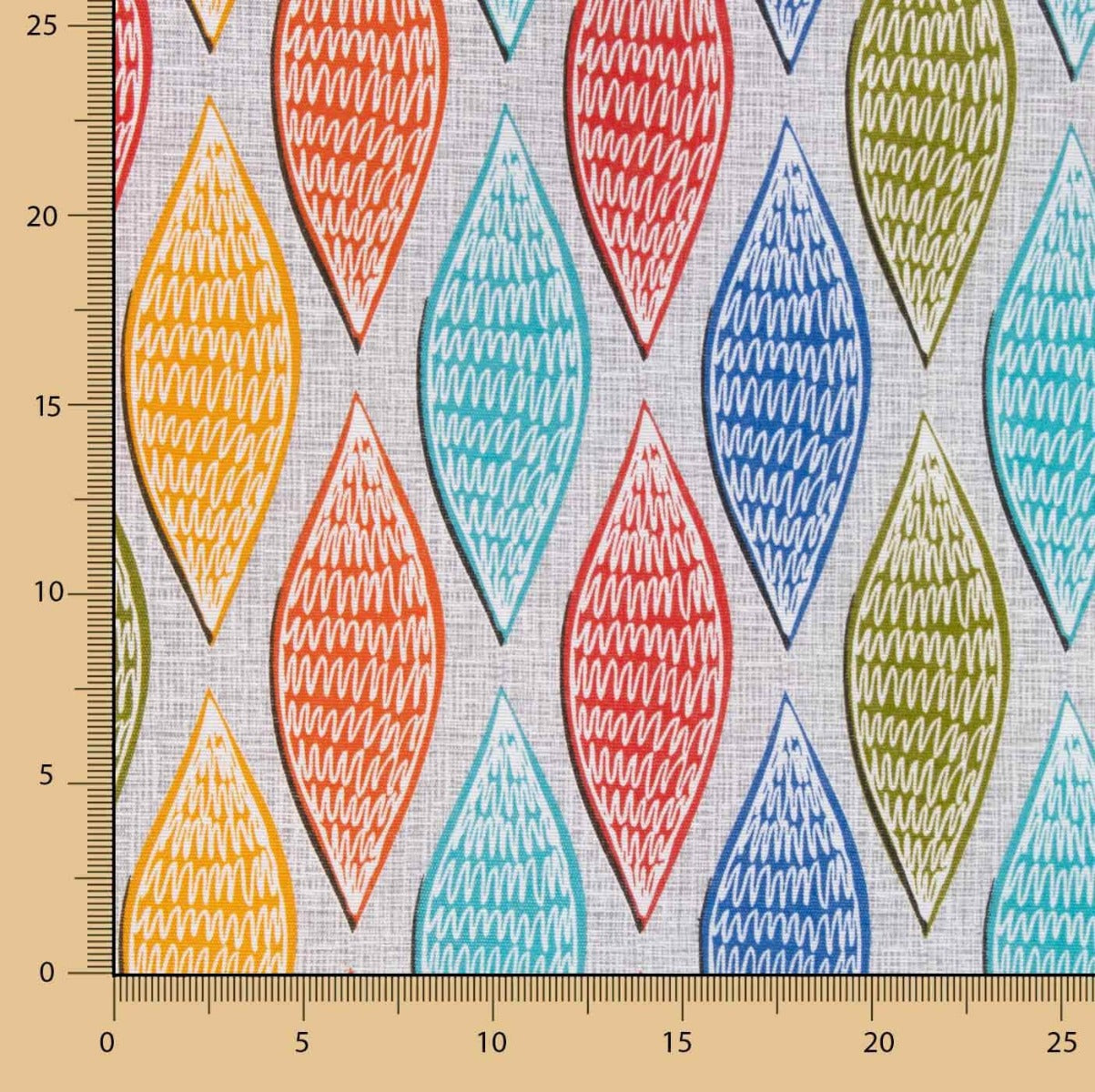 Loneta GeoLeaf Multicolor - Ribes y Casals