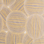 Loneta Jacquard Bolas Amarela - Ribes y Casals