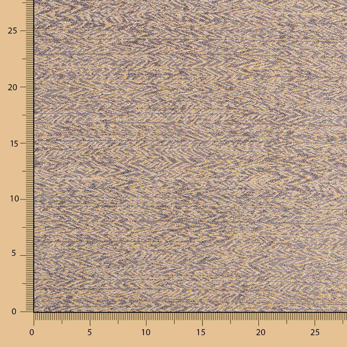 Loneta Jacquard Espinha de Peixe Amarelo - Ribes y Casals