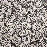 Loneta Jacquard Folha Preta - Ribes y Casals