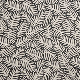 Loneta Jacquard Folha Preta - Ribes y Casals