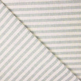 Loneta Rústica Listras Mini Verde Água - Ribes y Casals