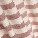 Loneta Rústica Listras Maxi Rubi - Ribes y Casals