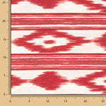 Tecido Estampa Maiorquina Tricolor Vermelha - Ribes y Casals