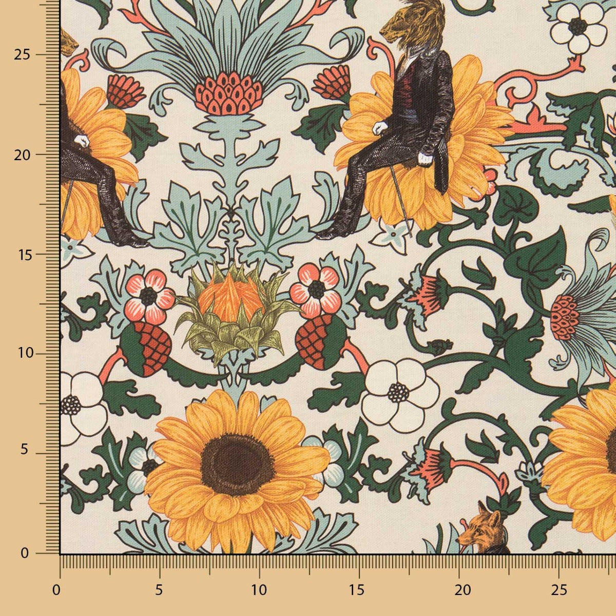 Loneta Girassóis Gentleman Ecru - Ribes y Casals