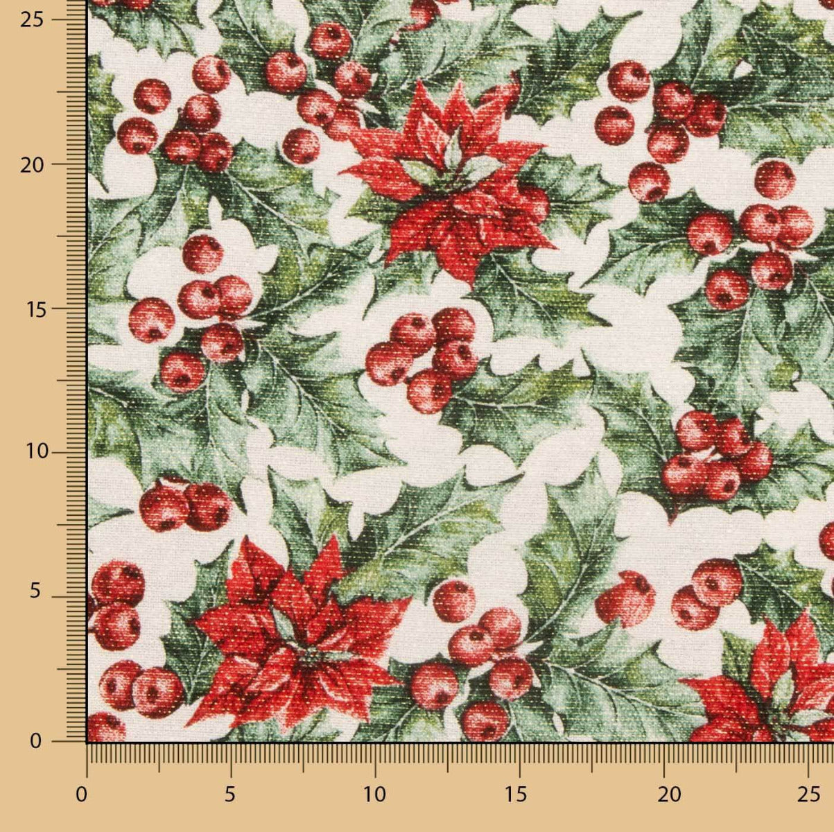 Loneta de Natal Azevinho Cru - Ribes y Casals