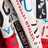 Retal Loneta Matrículas USA 140x280 cm - Ribes y Casals