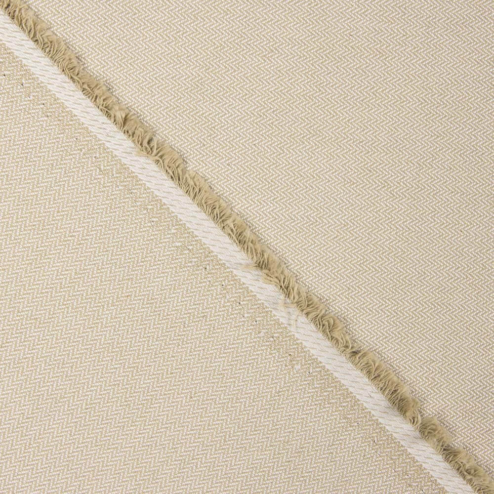 Lona Espinha de Peixe Mini Bege - Ribes y Casals