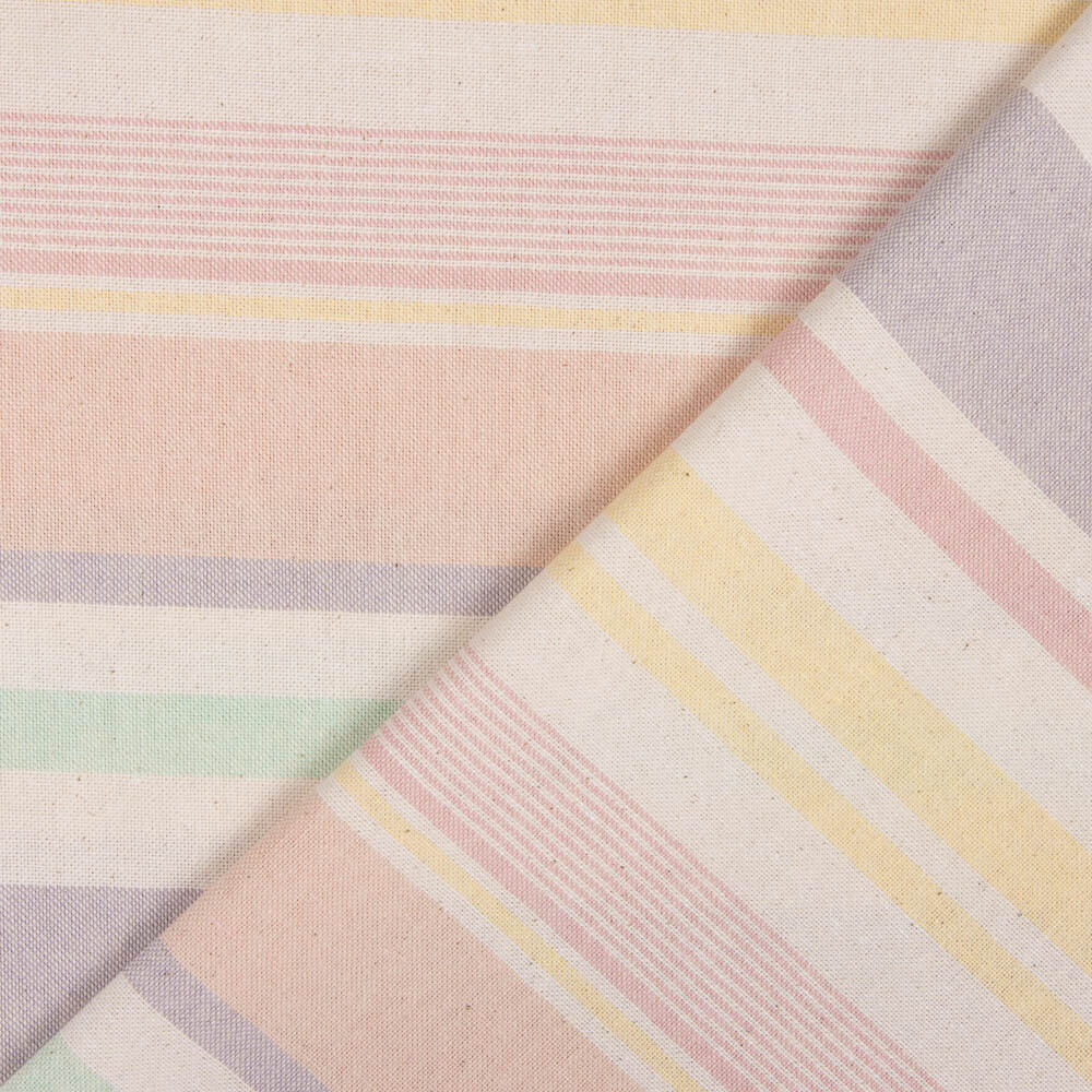 Lona Multistripes Pastel - Ribes y Casals