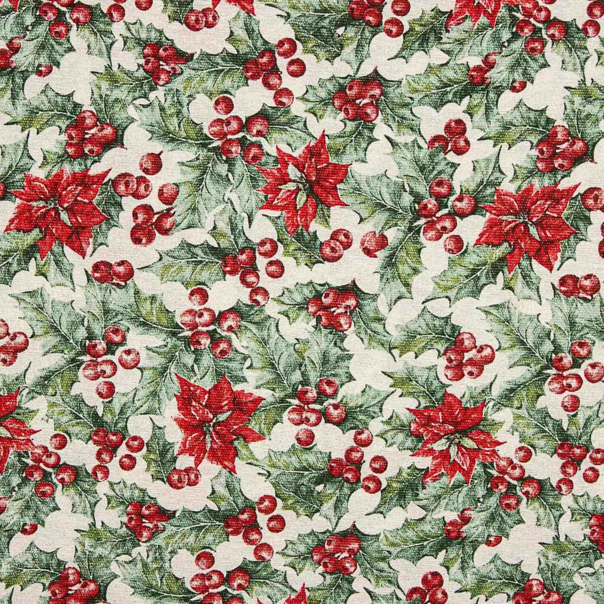 Loneta Navidad Lurex Poinsettia - Ribes y Casals