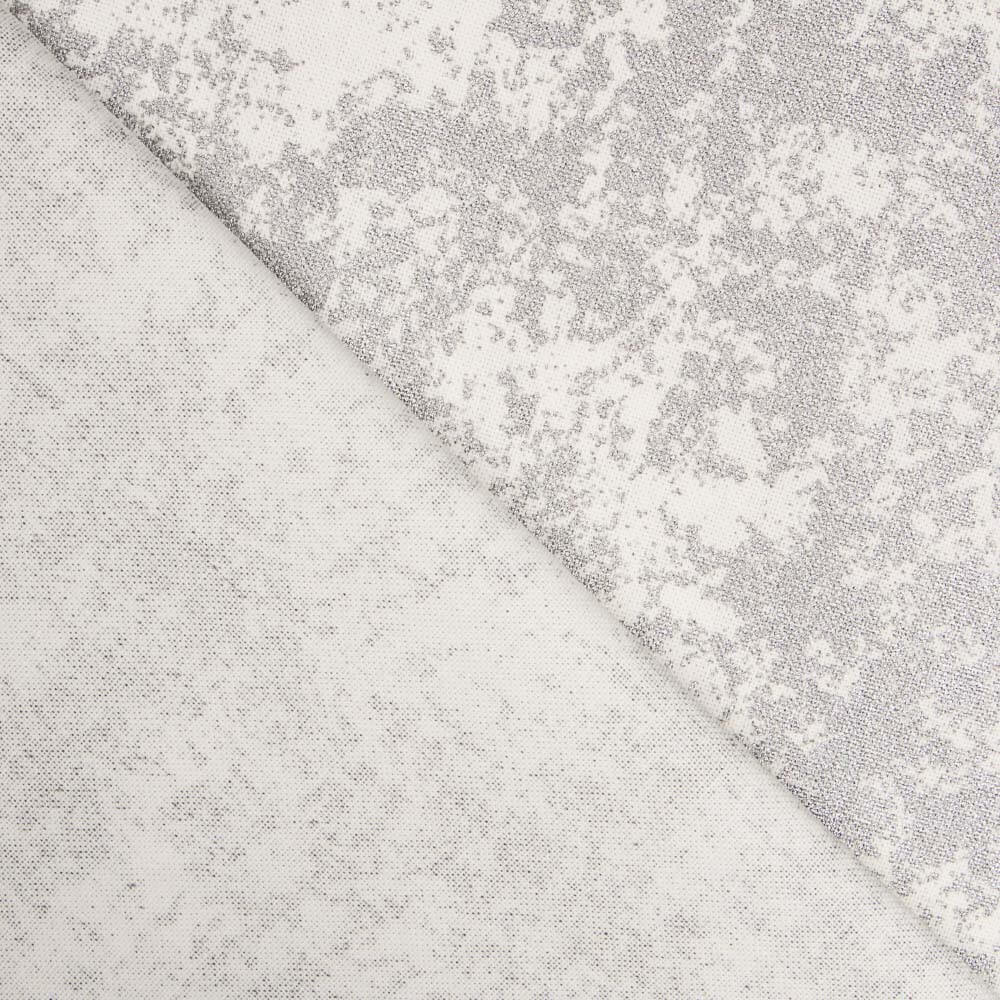 Loneta Natal Mármore Prata Branco - Ribes y Casals