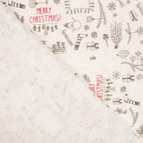 Loneta Natal Merry Christmas Lurex - Ribes y Casals