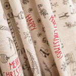 Loneta Natal Merry Christmas Lurex - Ribes y Casals