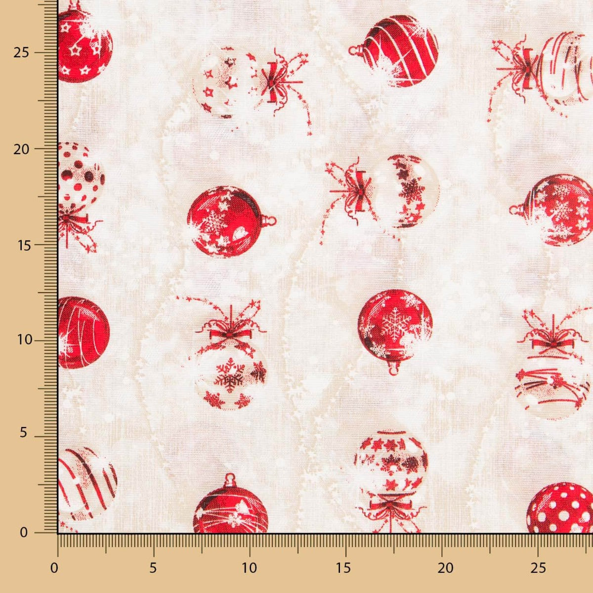 Loneta Natal Mini Bolas - Ribes y Casals