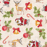 Loneta Natal Pai Natal Mix - Ribes y Casals