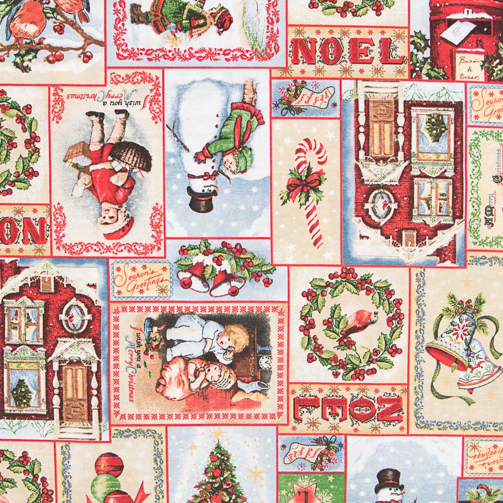 Loneta Natal Patch 80's - Ribes y Casals