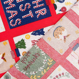 Loneta Natal Postais Vermelho - Ribes y Casals