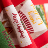 Loneta Natal Postais Vermelho - Ribes y Casals