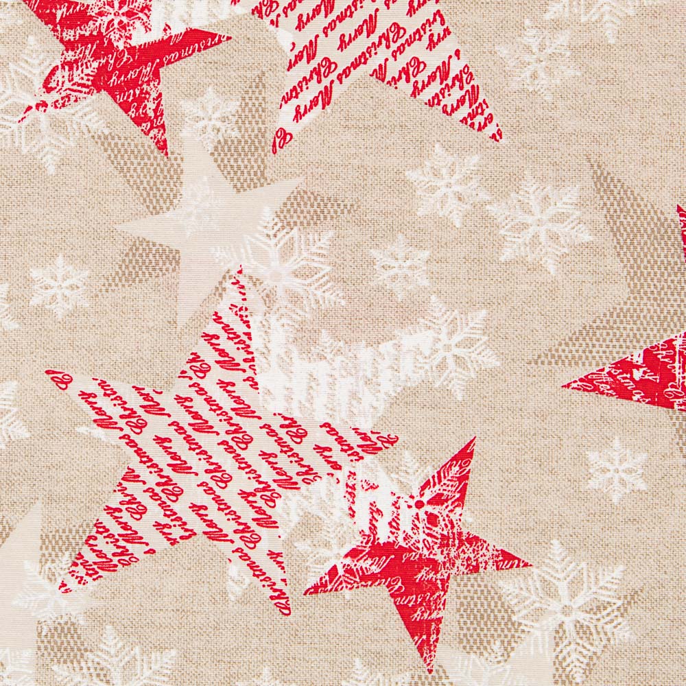 Loneta Natal Rústica Estrelas - Ribes y Casals