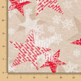 Loneta Natal Rústica Estrelas - Ribes y Casals