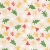 Loneta Natal Rústica Mix Árvores - Ribes y Casals