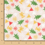 Loneta Natal Rústica Mix Árvores - Ribes y Casals