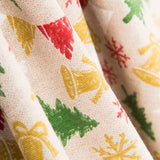 Loneta Natal Rústica Mix Árvores - Ribes y Casals