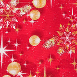 Loneta Natal Vermelho Estrelas - Ribes y Casals