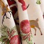 Loneta Natal Santa Claus Lurex - Ribes y Casals