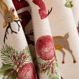 Loneta Natal Santa Claus Lurex - Ribes y Casals