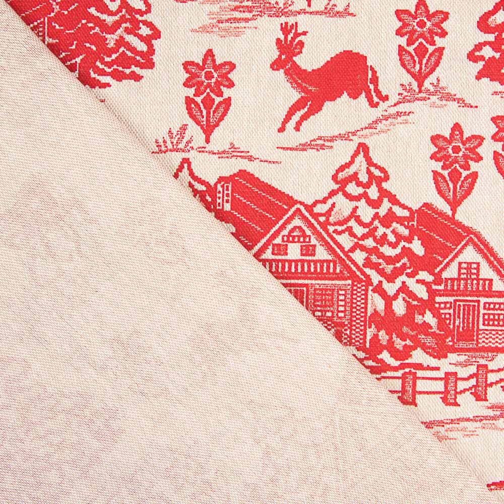 Loneta Natal Vintage Vermelha - Ribes y Casals