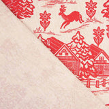 Loneta Natal Vintage Vermelha - Ribes y Casals