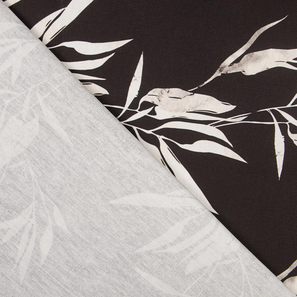 Loneta Plantas Fundo Preto - Ribes y Casals