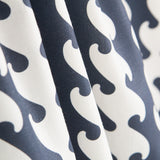 Retal Loneta Olas Azul Marino 100x280 cm - Ribes y Casals