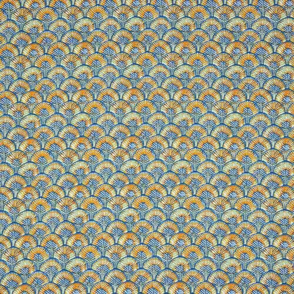 Loneta Algodão Penas Índigo Índigo - Ribes y Casals