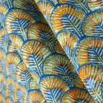 Loneta Algodão Penas Índigo Índigo - Ribes y Casals