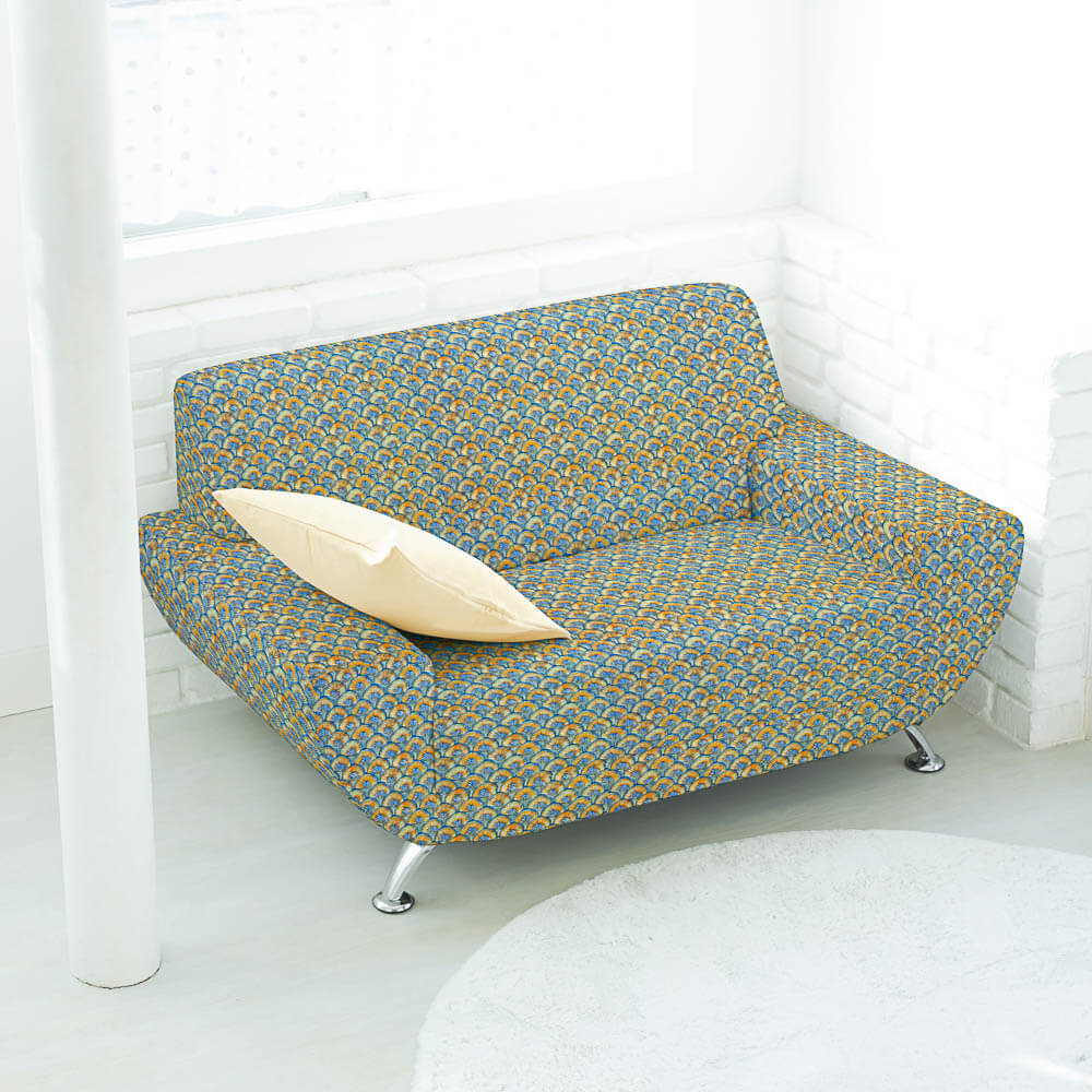 Loneta Algodão Penas Índigo Índigo - Ribes y Casals