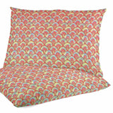 Loneta Algodão Penas Morango - Ribes y Casals