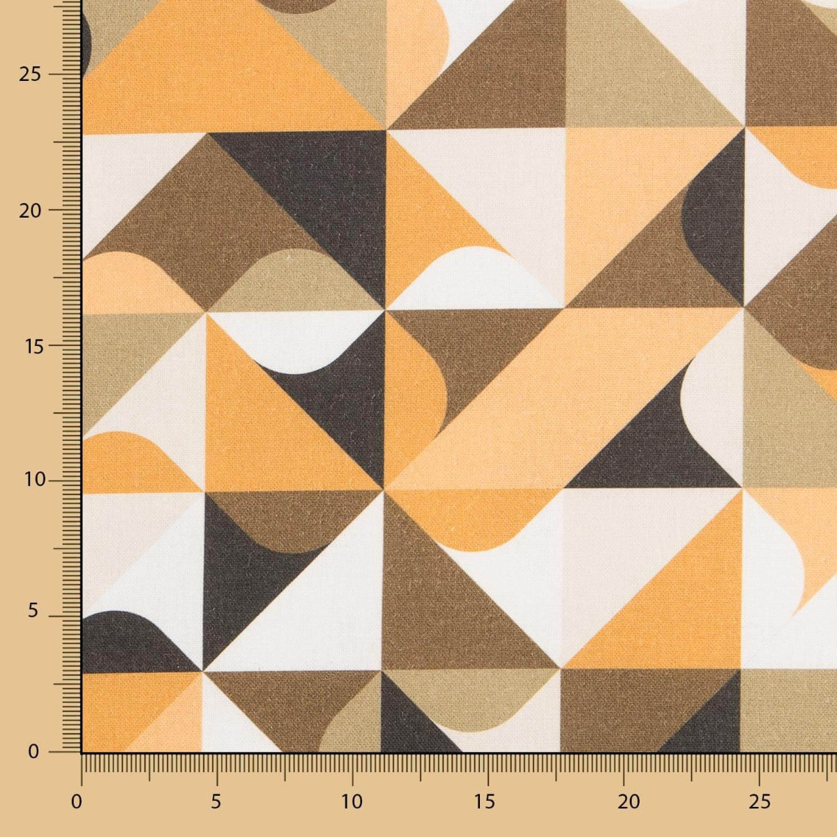 Loneta Panamá Geo Ocre - Ribes y Casals