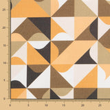 Retal Loneta Panamá Geo Ocre 130x280 cm - Ribes y Casals