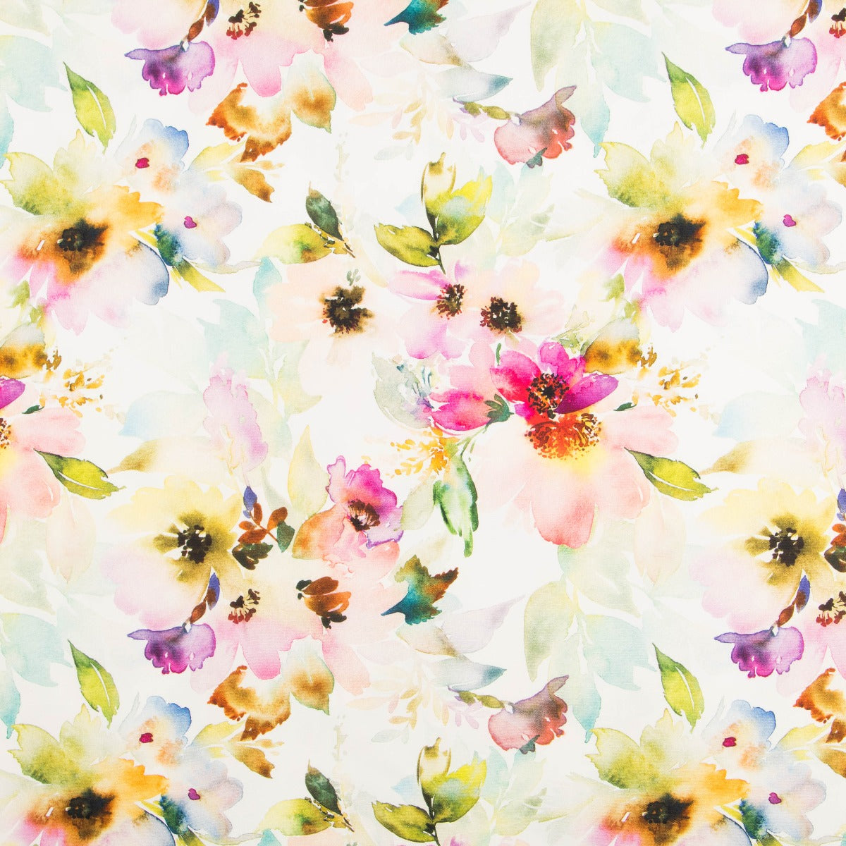 Loneta Panamá Explosão Flor Fúcsia - Ribes y Casals