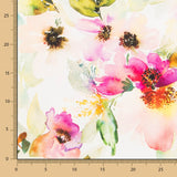 Loneta Panamá Explosão Flor Fúcsia - Ribes y Casals