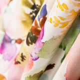 Loneta Panamá Explosão Flor Fúcsia - Ribes y Casals