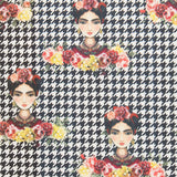 Loneta Pied de Poule Frida Kahlo - Ribes y Casals