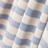 Loneta Rústica Rayas Fina Azul - Ribes y Casals