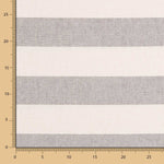 Loneta Rústica Rayas Gris - Ribes y Casals