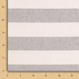 Loneta Rústica Rayas Gris - Ribes y Casals